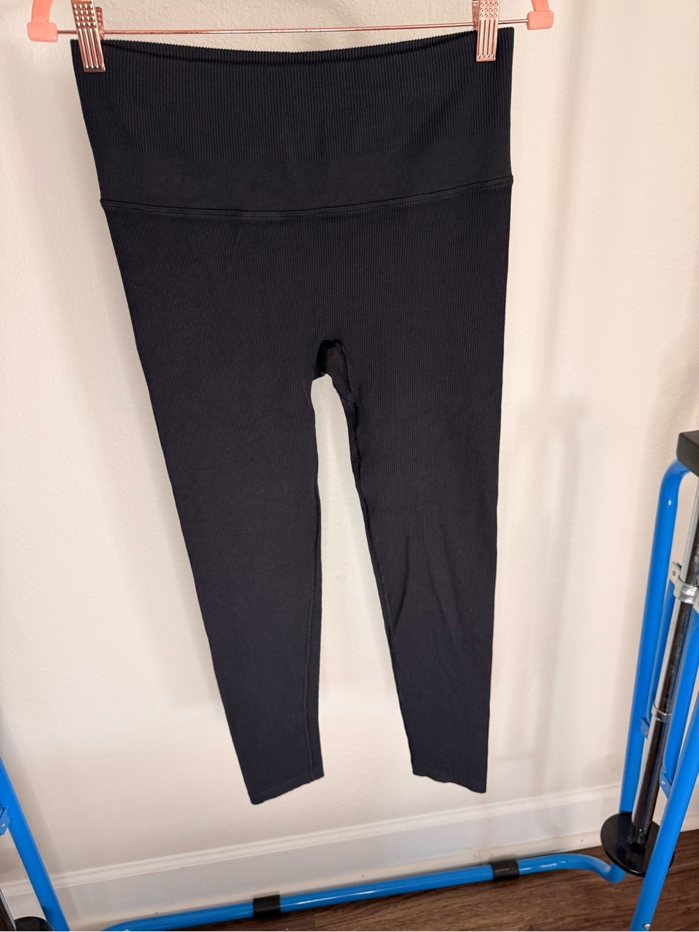 all in motion Black Ribbed High-Waist Leggings